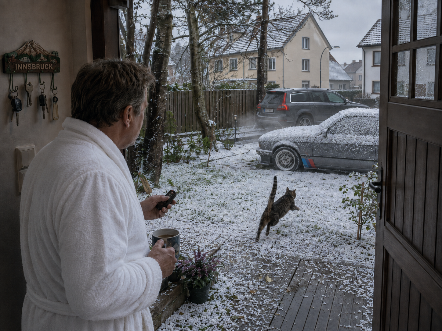 Dieter in Germany, a character in Water Water Everywhere