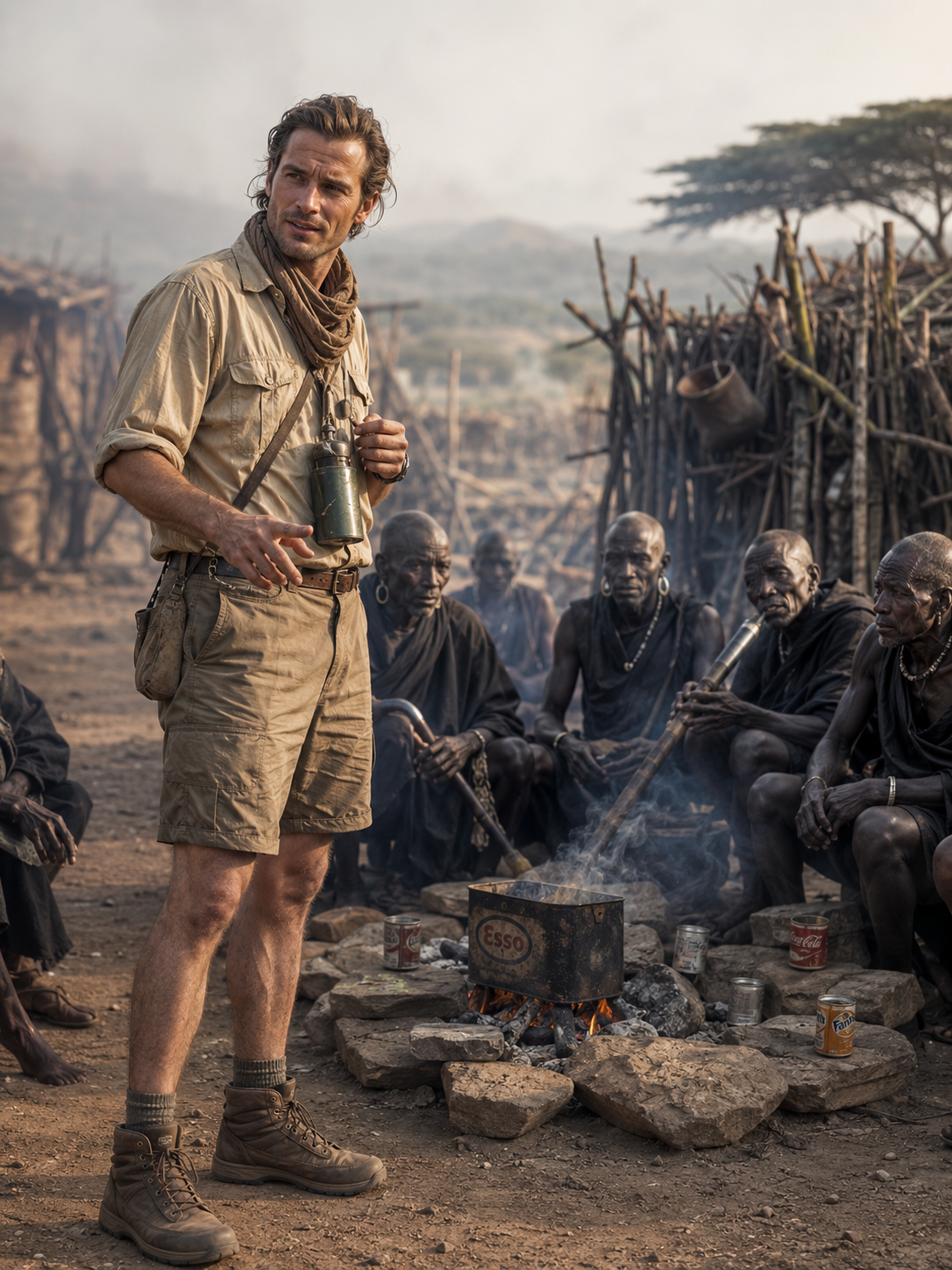 Dr Gregoire in Africa, a character in Water Water Everywhere