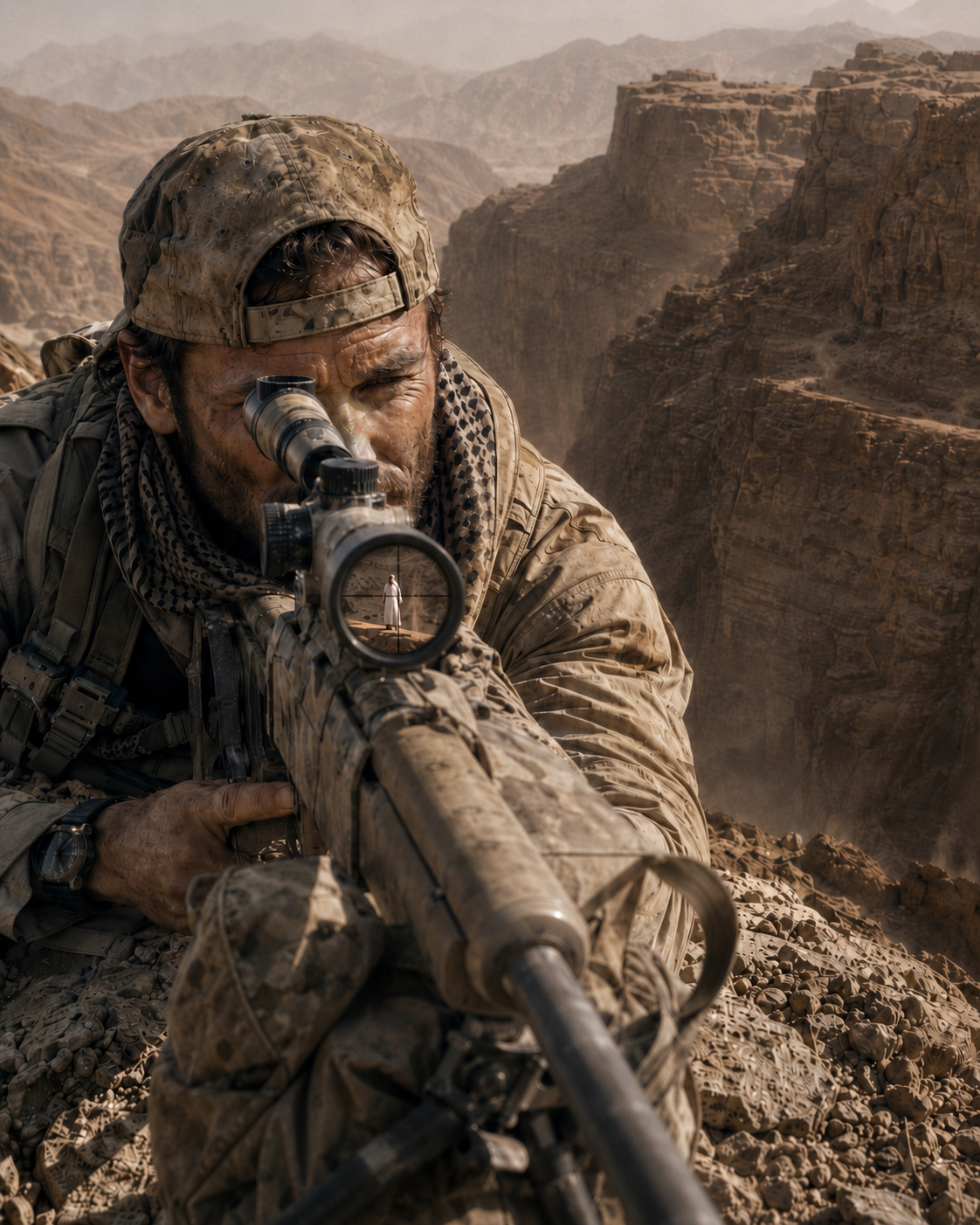 TJ in Afghanistan, a character in Water Water Everywhere